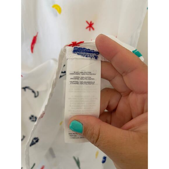 Madewell Summer Friday Embroidered Courier Button-Back Shirt - Picture 5 of 6